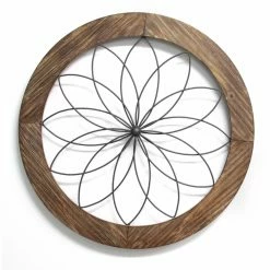 New 🤩 Stratton Home Decor Wood And Metal Medallion Wall Decor ✔️