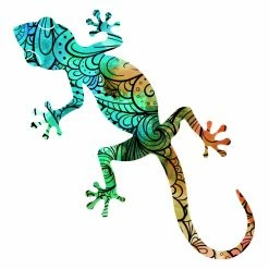 Hot Sale 🔔 Metal Next Innovations Medium Gecko Jamaica Wall Art 🤩