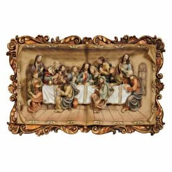 Best deal 🎁 ORE International Wicker Last Supper Wall Plaque In 3D - 29W X 18.5H In. 🧨