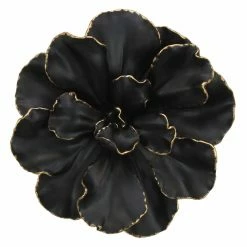 Top 10 👏 Wicker Sagebrook Home Black And Gold Flower Wall Accent 👏