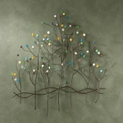 Discount 🎁 Southern Enterprises Metal Gemstone Forest Wall Sculpture 👏