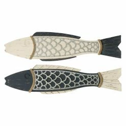 Deals 💯 Upholstered StyleCraft Coupled Fish Wood Wall Accent ⌛