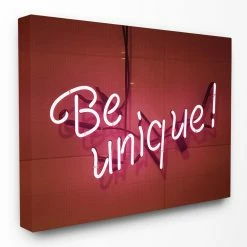 Top 10 😍 Fabric The Stupell Home Decor Collection Be Unique Neon Sign Photography Canvas Wall Art ✔️