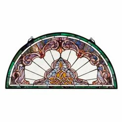 Outlet 👏 Design Toscano Inc Lady Astor Demi-Lune Stained Glass Window 👍