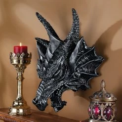 Coupon 😀 Wicker Design Toscano Sir Lamorak's Dragon Wall Trophy ✨