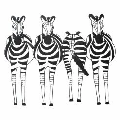 Best Pirce 👍 Metal Design Toscano Static Stripes Sculptural Zebra Wall Frieze 🌟