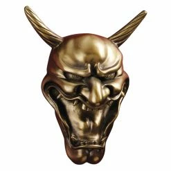 Cheap 🛒 Wicker Design Toscano Kagura Hannya Demon Mask Wall Sculptures 🛒