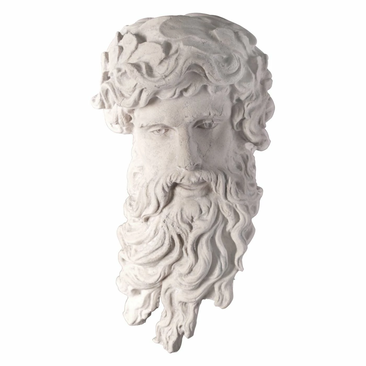 Brand new ๐คฉ Wicker Design Toscano Greek God Of The Sea Poseidon Wall Sculpture ๐