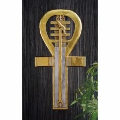 Promo ❤️ Wicker Design Toscano The Ancient Ankh Egyptian Symbol Of Life Wall Sculpture 🤩