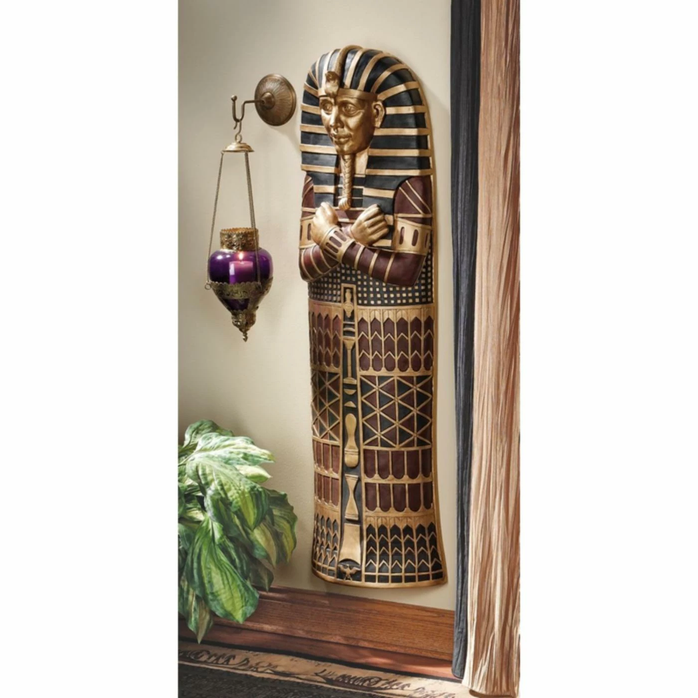 Best deal ๐ Wicker Design Toscano King Tut Sarcophagus Wall Sculpture ๐