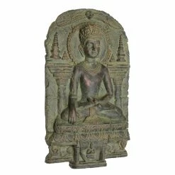 Brand new 🌟 Wicker Design Toscano Earth Witness Buddha Sculptural Vintage Wall Frieze 🛒
