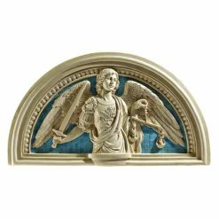 Wholesale 👍 Resin Design Toscano St Michael Archangel Wall Sculpture 🥰