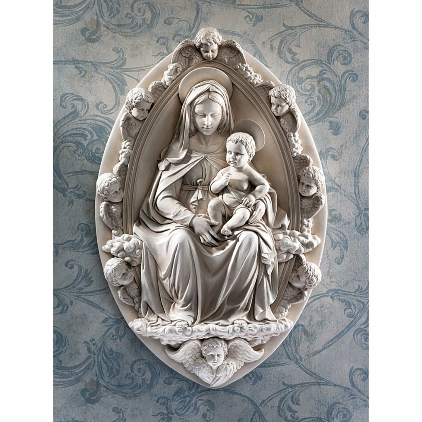 Flash Sale ๐ฏ Wicker Design Toscano Madonna And Child Wall Sculpture ๐ฏ
