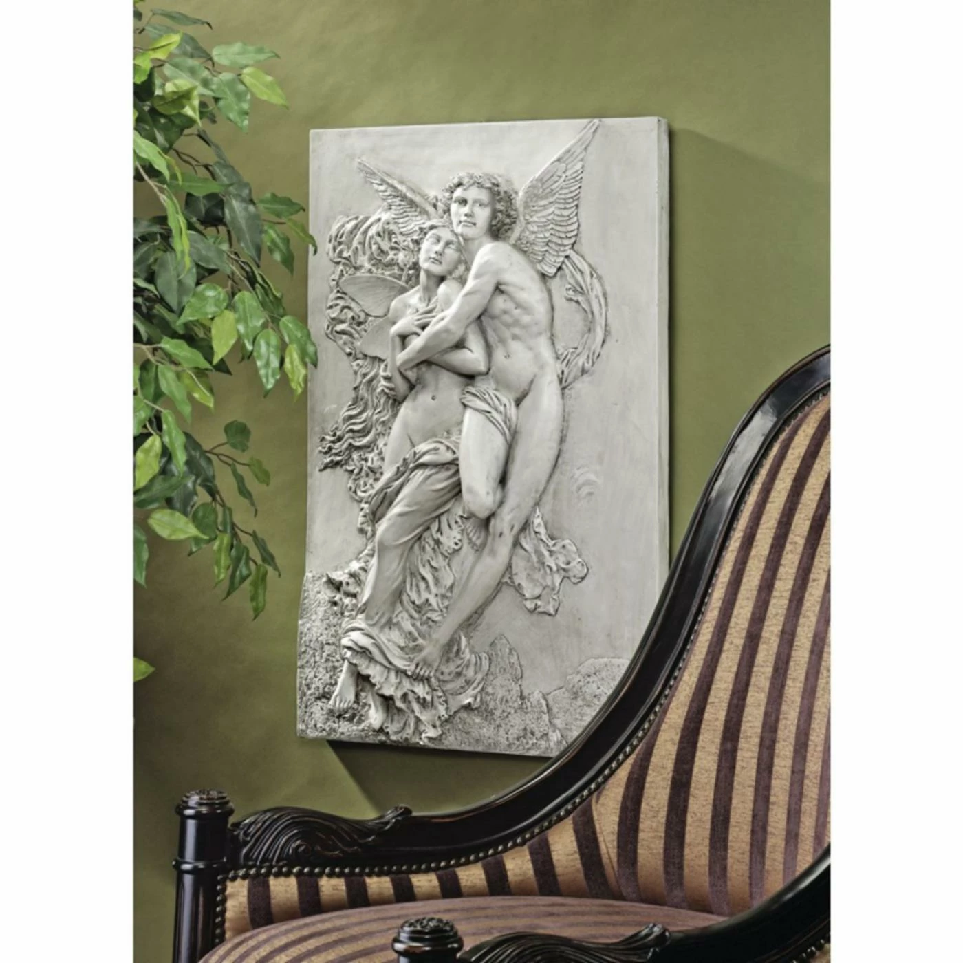 Wholesale ✨ Wicker Design Toscano Cupid & Psyche Sculptural Wall Frieze 😀