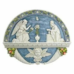 Discount 🎉 Wicker Design Toscano The Annunciation To The Virgin Mary Wall Sculpture 👏