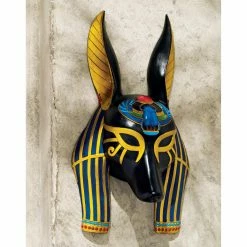 Deals ⌛ Wicker Design Toscano Mask Of Ancient Egyptian God Anubis 😍