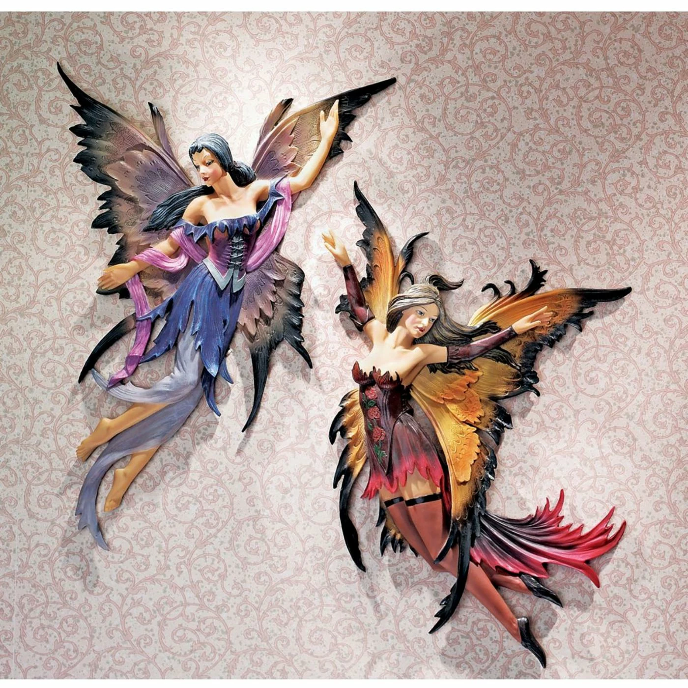 Flash Sale ๐ Wicker Design Toscano Fairies Of The Enchanted Grove Wall Sculpture ๐