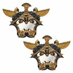 Top 10 🔔 Wicker Design Toscano Temple Of Karnak Mirrored Wall Sculpture - Set Of 2 😍
