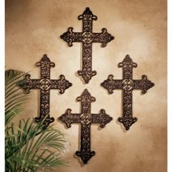 Discount 🎉 Metal Design Toscano Fleur De Lis Cross 🎁