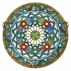 Buy 🛒 Design Toscano Kaleidoscope Stained Glass Window 🔔