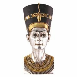 Best Sale 😍 Wicker Design Toscano Grand-Scale Egyptian Queen Nefertiti Wall Sculpture 👍