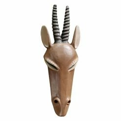 Best Pirce ⌛ Wicker Design Toscano African Serengeti Tribal Animal Wall Mask 🌟