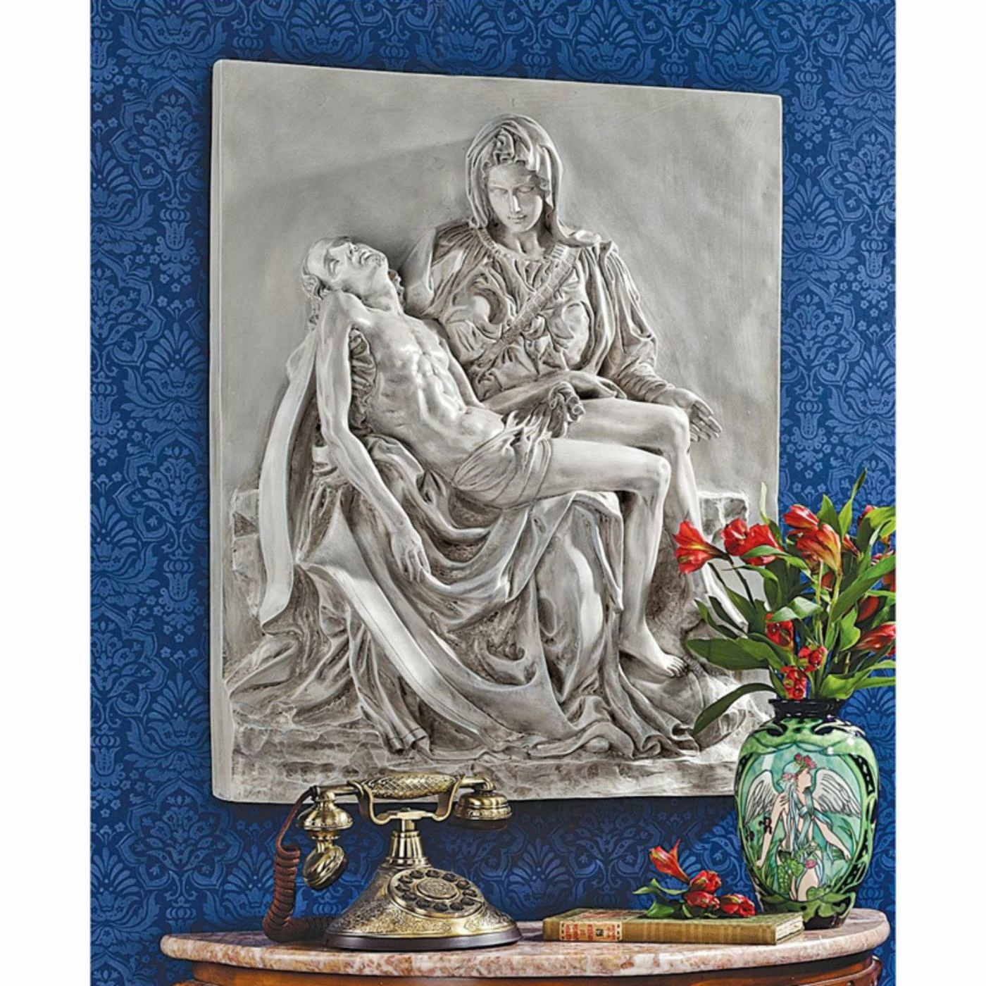 Wholesale ๐คฉ Wicker Design Toscano Pieta Sculptural Wall Frieze ๐