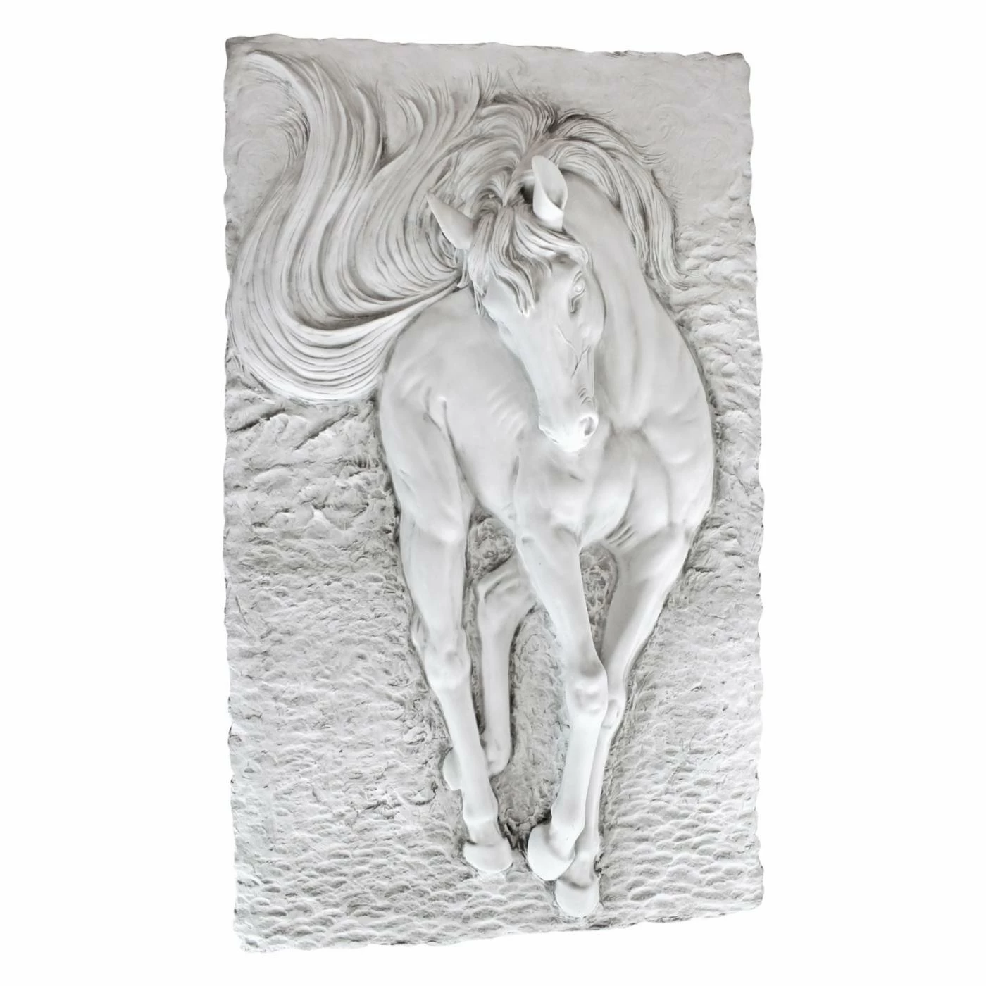 New ✨ Wicker Design Toscano Equine Grandeur Horse Wall Sculpture ❤️