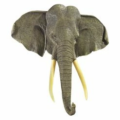 Discount 🎁 Wicker Design Toscano Herd Chieftain Elephant Illuminated Wall Sculpture 😉