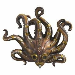 Brand new ⌛ Wicker Design Toscano Steampunk Octopod Wall Sculpture ✨