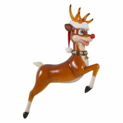 Best reviews of 🎁 Wicker Design Toscano Santas Red-Nosed 🎄 Christmas Reindeer Wall Sculpture 🤩