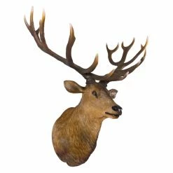 Buy ❤️ Resin Design Toscano Big Antler Buck Trophy Deer Head Wall Sculpture ✔️