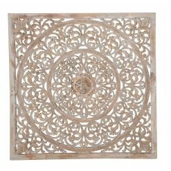 Best deal ❤️ Wood DecMode Carved Floral Wall Décor 🥰