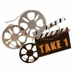 Flash Sale 😍 Metal DecMode Take 1 Movie Theme Wall Sculpture 🧨