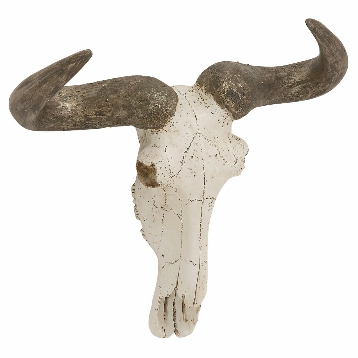 New π Wicker DecMode Steer Skull Wall Sculpture β