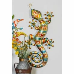 Top 10 🔥 DecMode Geometric Metal Lizard Wall Sculpture 🎁