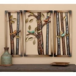 Top 10 🎁 DecMode Metal Birds Wall Sculpture -Set Of 3 😍