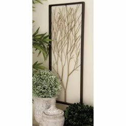 Promo 🔥 DecMode Metal Wall Sculpture - Set Of 2 ⭐