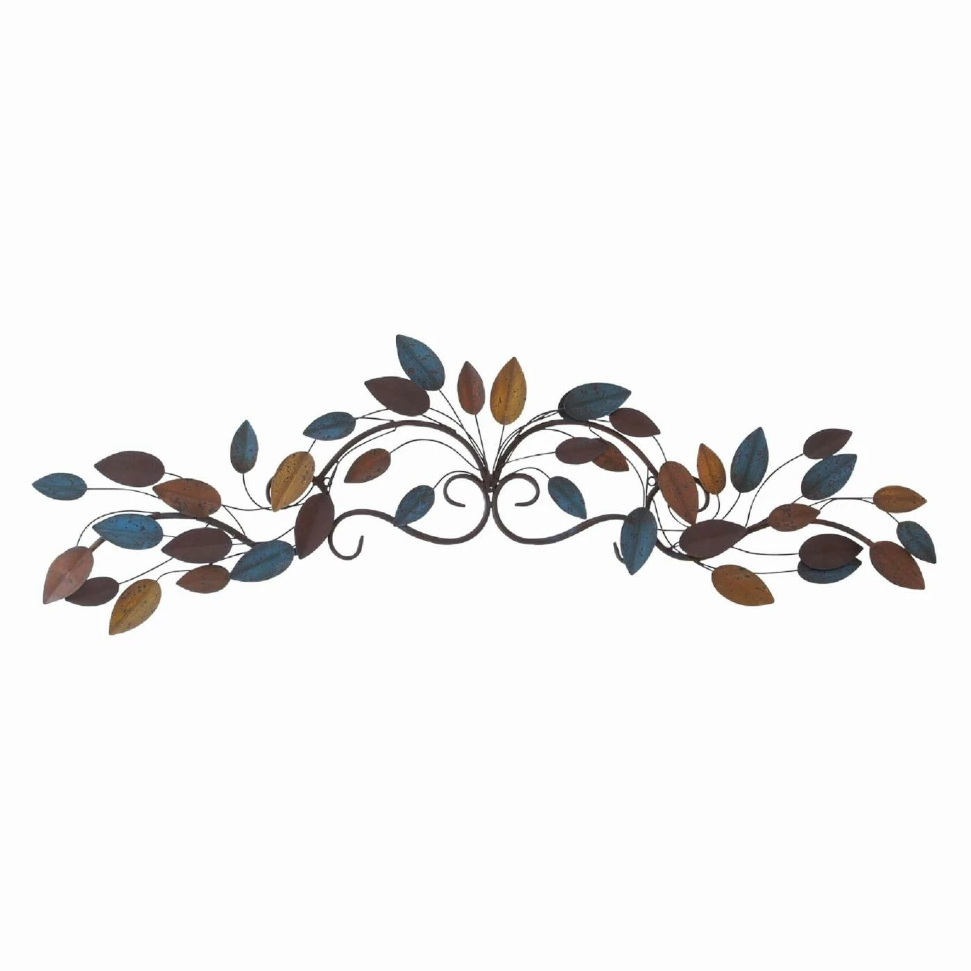 Deals π₯° DecMode Horizontal Metal Leaf Wall Sculpture π§¨