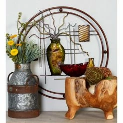 Discount 🌟 DecMode Metal Still Life Wall Sculpture ❤️