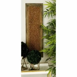 Coupon 🎉 Wicker DecMode 38 In. Wall Decor - Set Of 2 😀