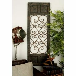 Best Sale 🎁 DecMode 57 In. Wooden Wall Panel 😀