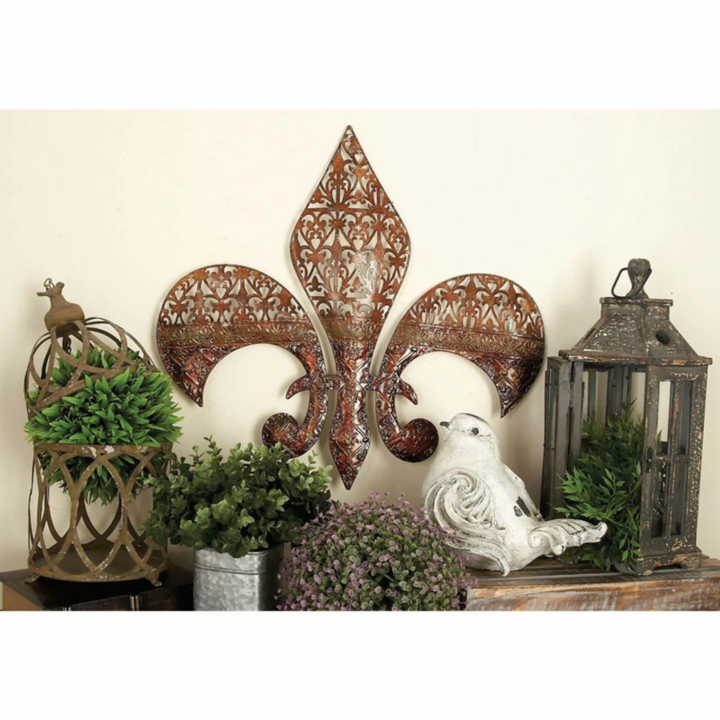 Wholesale ๐ฅฐ Metal DecMode Fleur De Lis Wall Sculpture ๐ฏ
