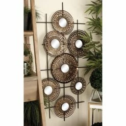 Top 10 ⭐ Metal DecMode Round Medallions Wall Sculpture ❤️
