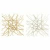 Best reviews of 💯 DecMode Abstract Design Metal Wall Sculpture - Set Of 2 ✔️