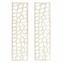 Flash Sale 🧨 Metal DecMode Geometric Wall Sculpture - Set Of 2 ⭐