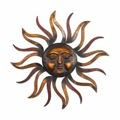 Hot Sale ⭐ Metal DecMode Open Celestial Sun Wall Sculpture 😀