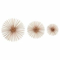 Discount 🥰 DecMode Starburst Metal Star Wall Sculpture - Set Of 3 ✔️
