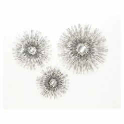 Discount 🛒 Wall Sculptures DecMode Loop Bands Wall Sculpture - Set Of 3 ⌛