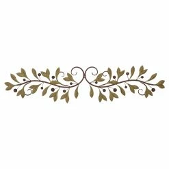 Discount 👏 Metal DecMode Berries On Scroll Branches Wall Sculpture 🛒